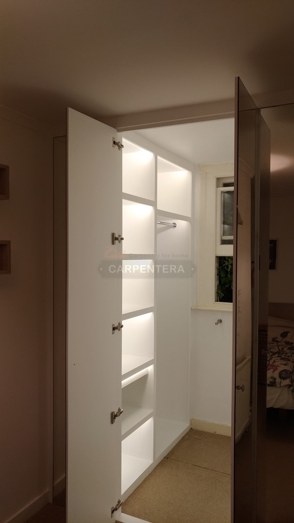 wardrobe with lights - london